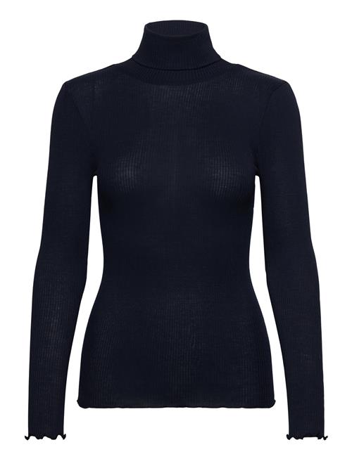Rmwbalta Modal Roll-Neck T-Shirt RM By Rosemunde Navy