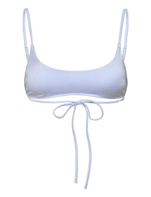 Scoop Neck Bikini Top Monki Blue
