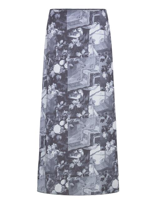 Long Maxi Skirt Monki Grey