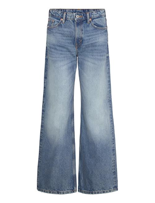 Paz Mid Wide Jeans Monki Blue