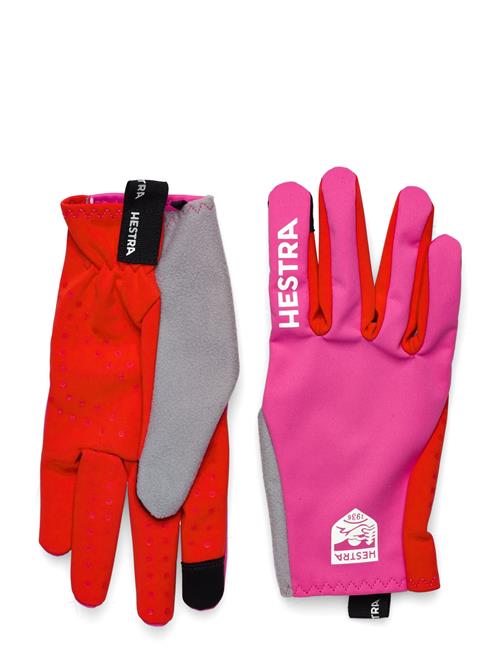 Runners - 5 Finger Cerise/Light Red-10 Hestra Pink