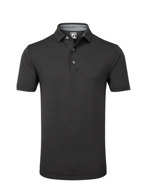Stretch Lisle Dot Print FootJoy Black