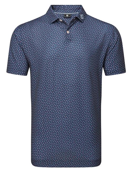 Bounce Print Pique FootJoy Blue
