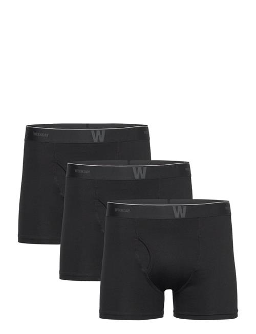 3-Pack Logo Boxer Briefs Weekday Black