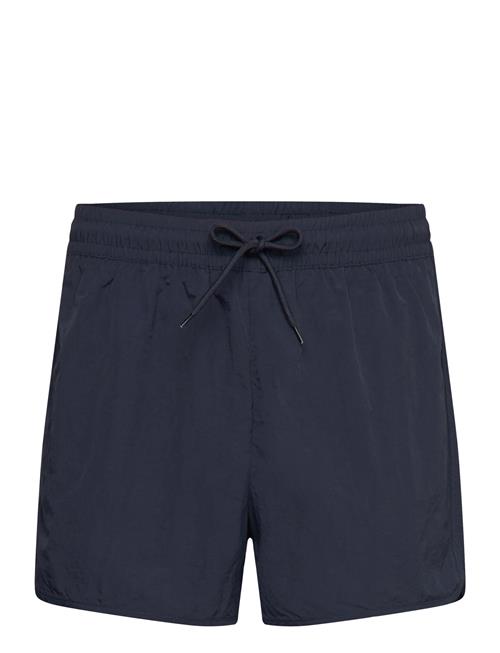 Structured Mid-Thigh Swim Shorts Weekday Navy