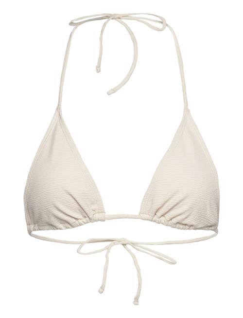 Structured Strappy Triangle Bikini Top Weekday White