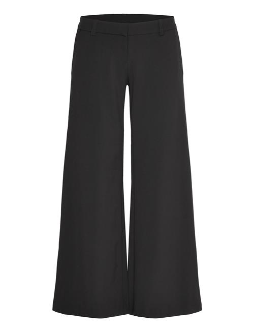 Low Flared Suit Trousers Weekday Black