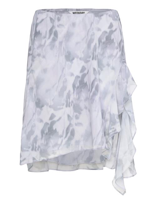 Layered Midi Skirt Weekday Grey