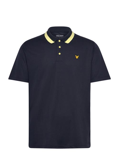 Tipped Collar Polo Shirt Lyle & Scott Sport Navy