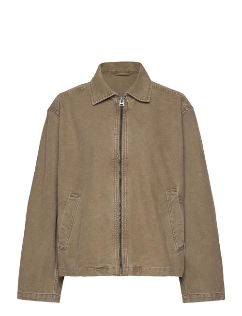 Washed Canvas Jacket Weekday Green