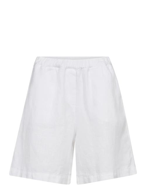Mmemmie Linen Bermuda Shorts MOS MOSH White