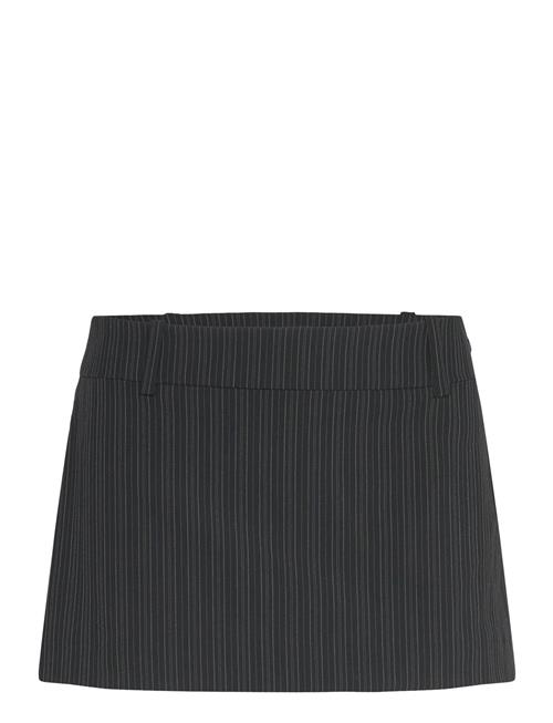 Low Waist Mini Skirt Weekday Grey