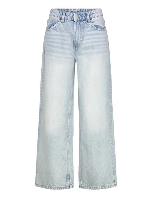 Missy Low Waist Loose Straight Leg Jeans Monki Blue