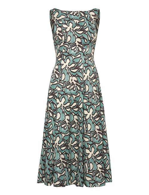 Xenia Panel Midi Dress Malina Navy