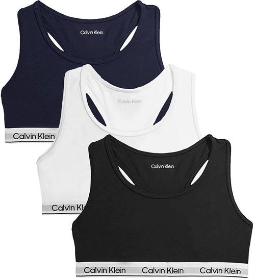 Calvin Klein Toppe - 3-pak - Black/Classicwhite/Blackiris