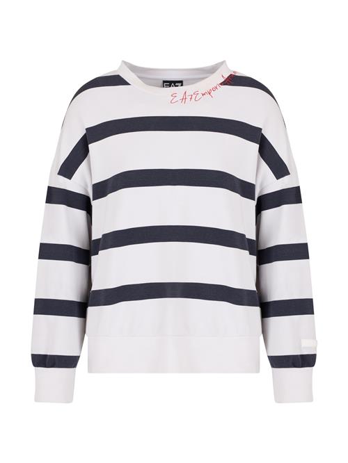 EA7 Emporio Armani Sweatshirt 'Costa Smeralda'  navy / hvid