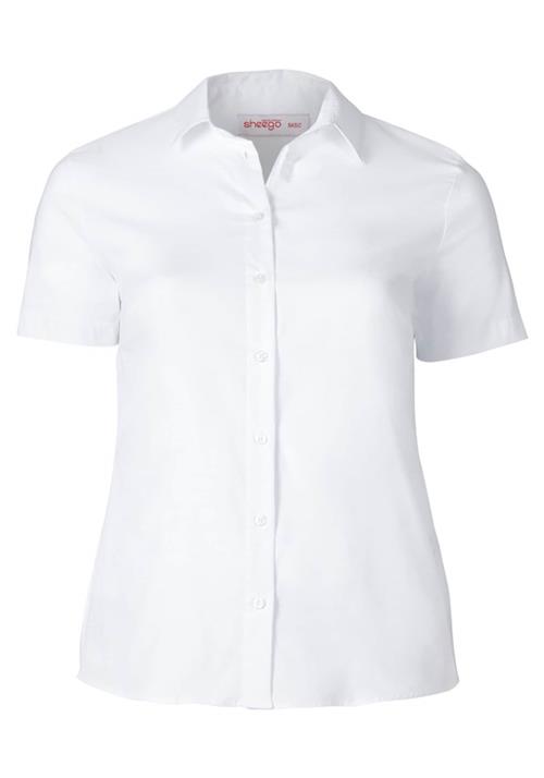 SHEEGO Bluse  hvid