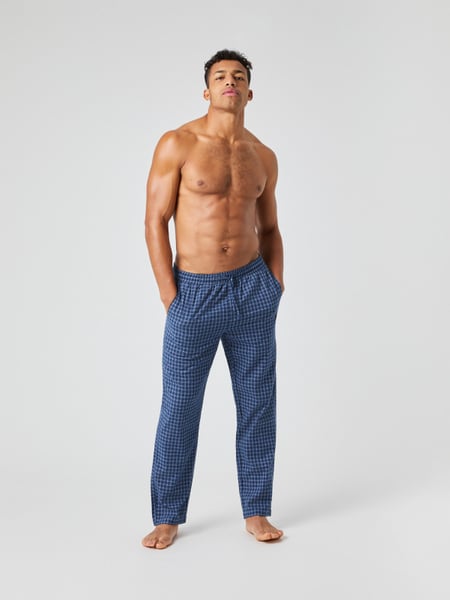 Björn Borg Core Flannel Pyjama Pants Blå, L