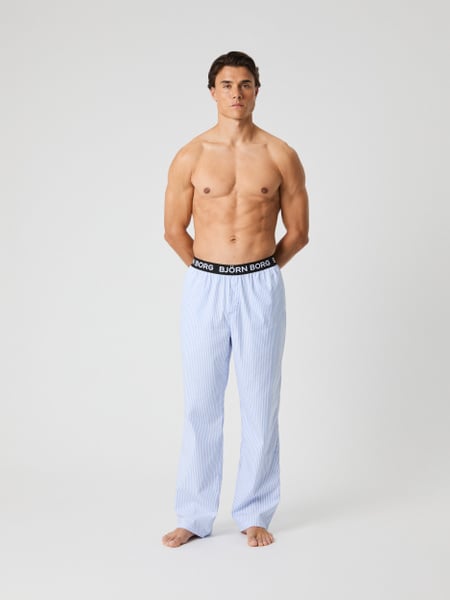 Björn Borg Core Woven Logo Pyjama Pants Blå, S