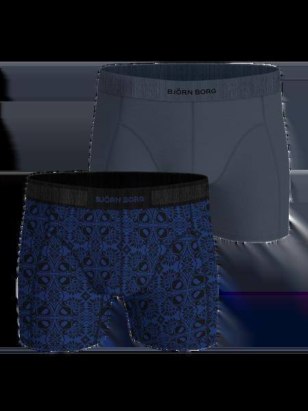 Björn Borg Organic Cotton Stretch Boxers 2-pack Blå, XS