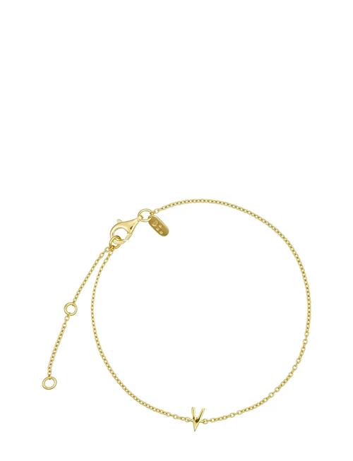 Archetype Bracelet - A-Z Gold Plated Design Letters Gold