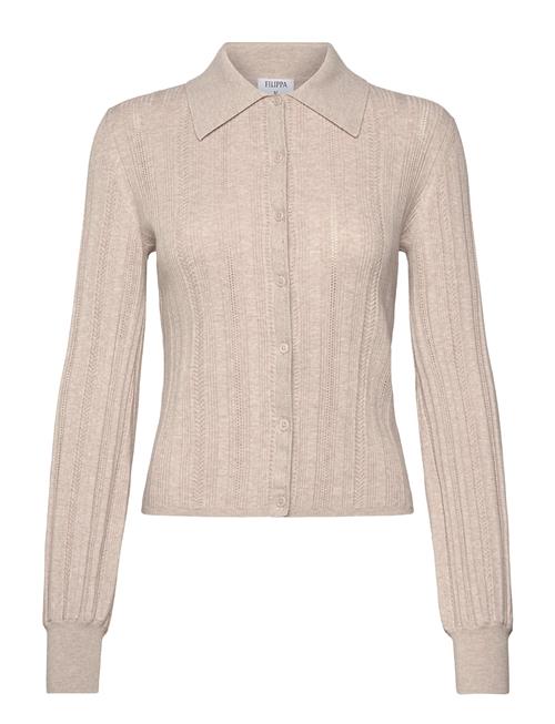 Braid Knit Cardigan Filippa K Beige