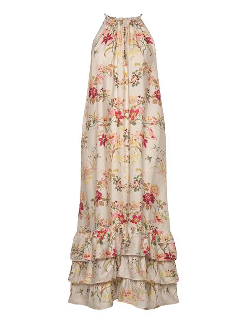 Viscose Halterneck Dress By Ti Mo Pink