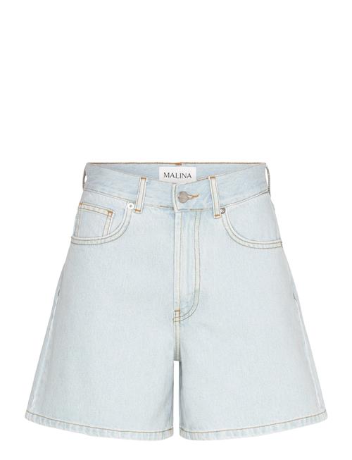 Solene High Rise Denim Shorts Malina Blue