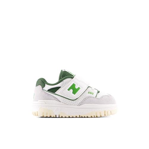 New Balance 550 Kids Bungee Lace With Hook & Loop Top Strap Sneakers Sea Salt  24 EU    24 EU  mand