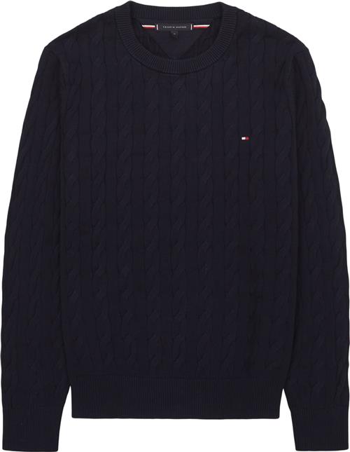 Tommy Hilfiger 33132 CLASSIC COTTON CABLE DREW NECK Strik