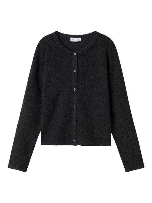 Se NAME IT Strik Cardigan Saluna Dark Grey Melange hos SmartKidz