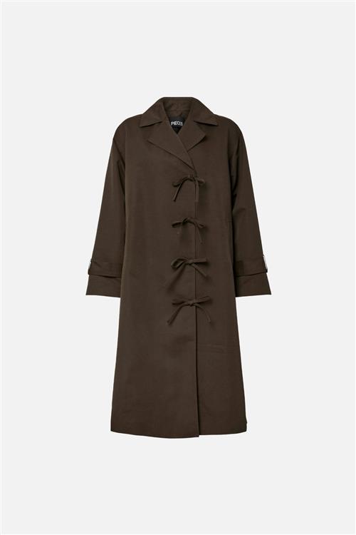 Agnes Tie Trenchcoat - Delicioso - PIECES