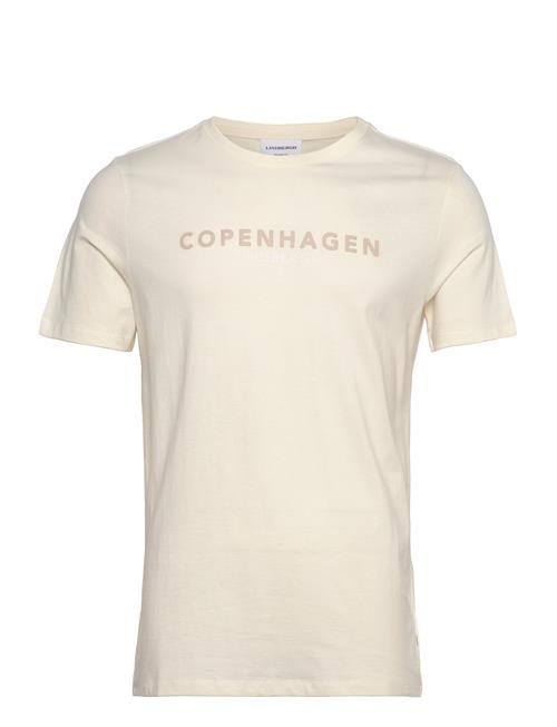 Copenhagen Print Tee S/S Lindbergh Cream