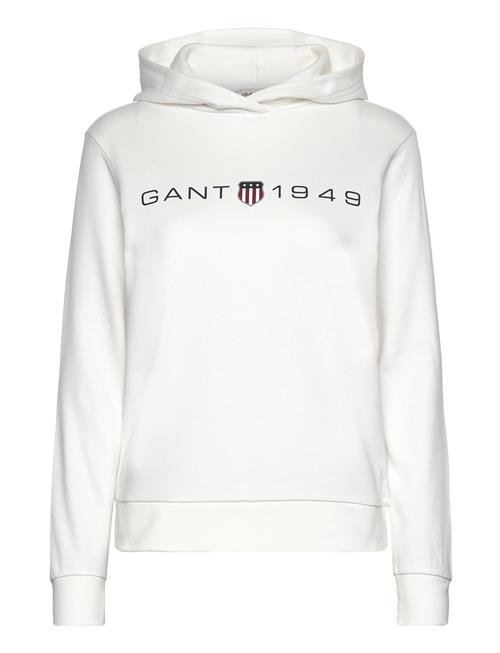 Reg Printed Graphic Hoodie GANT White