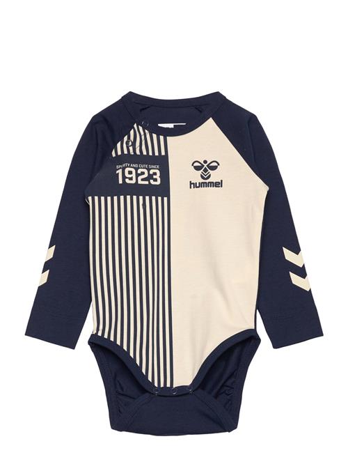 Se Hmlstripy Body L/S Hummel Navy ved Booztlet