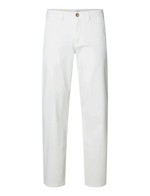 Slh196-Straight New Miles Flex Pant Noos Selected White