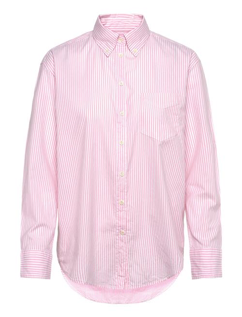 Rel Luxury Oxford Stripe Bd Shirt GANT Pink
