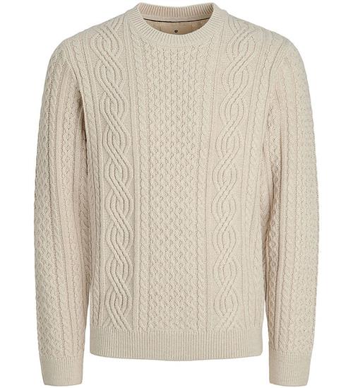 Jack & Jones Bluse - Strik - JprBlusean - Silver Lining/Melange