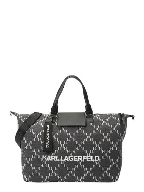 Karl Lagerfeld Weekendtaske  grafit / hvid