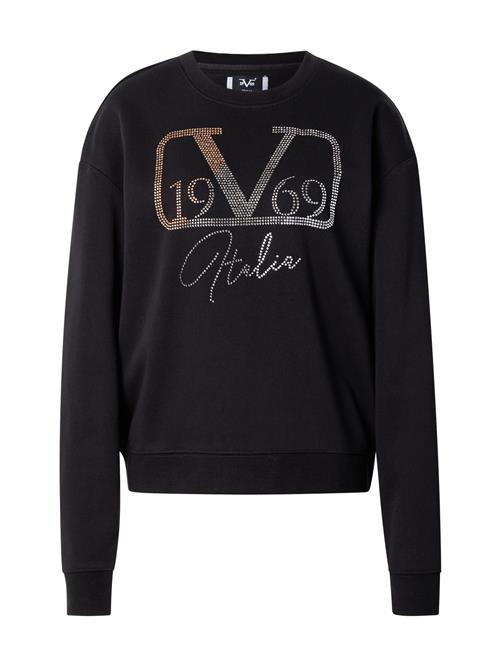 19V69 ITALIA Sweatshirt 'Bonnie'  bronze / sort / sølv