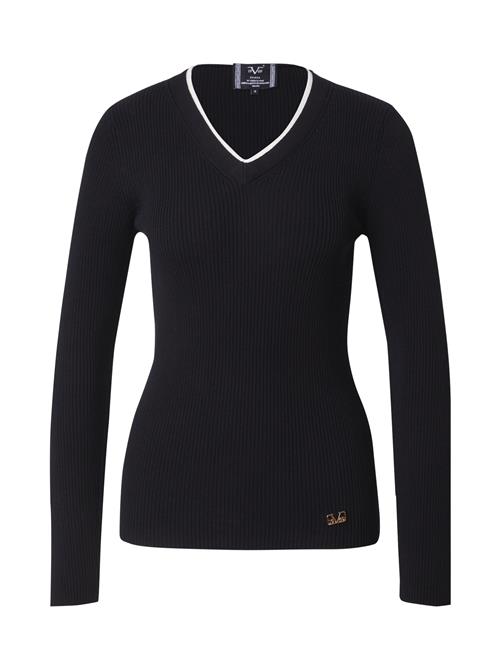 19V69 ITALIA Pullover 'Valesca'  sort / hvid