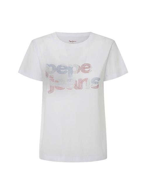 Pepe Jeans Shirts 'FERNANDINE'  blå / rød / sølv / hvid
