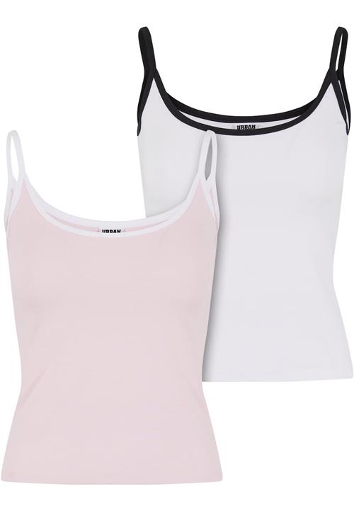 Urban Classics Overdel  pink / sort / hvid