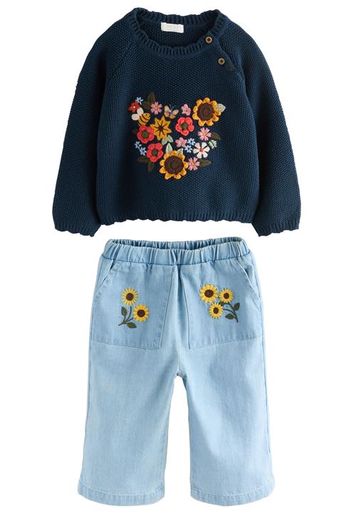 Next Sæt 'Sunflower'  navy / blue denim / blandingsfarvet