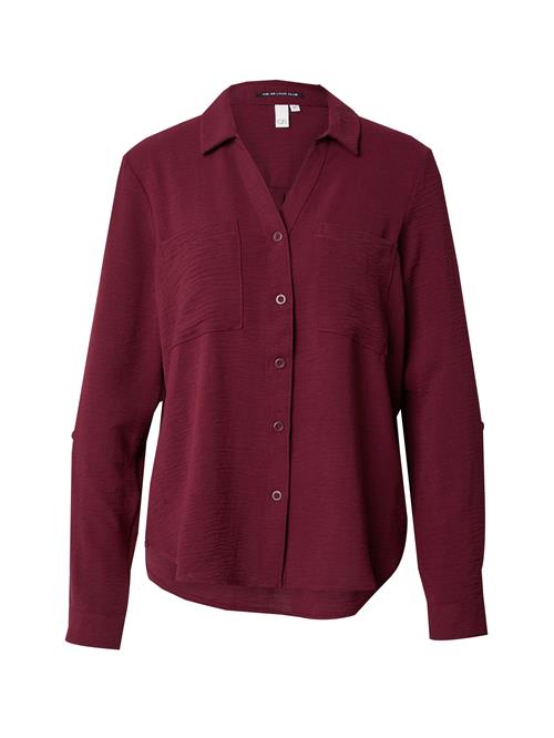 Se QS Bluse  mørkerød ved About You
