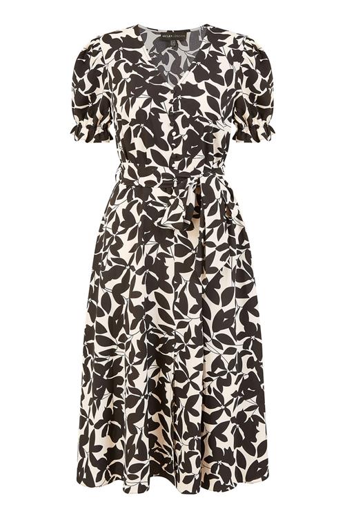 Mela London Kjole  sort / offwhite