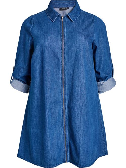 Zizzi Blusekjole 'VGRO'  blue denim