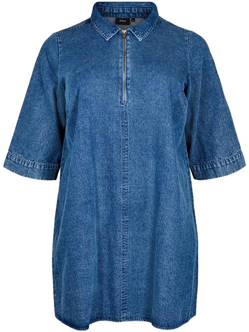 Zizzi Blusekjole 'JEVIA'  blue denim