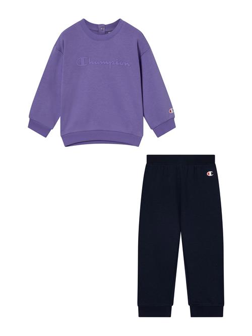 Champion Authentic Athletic Apparel Joggingdragt  lilla / blodrød / sort / offwhite