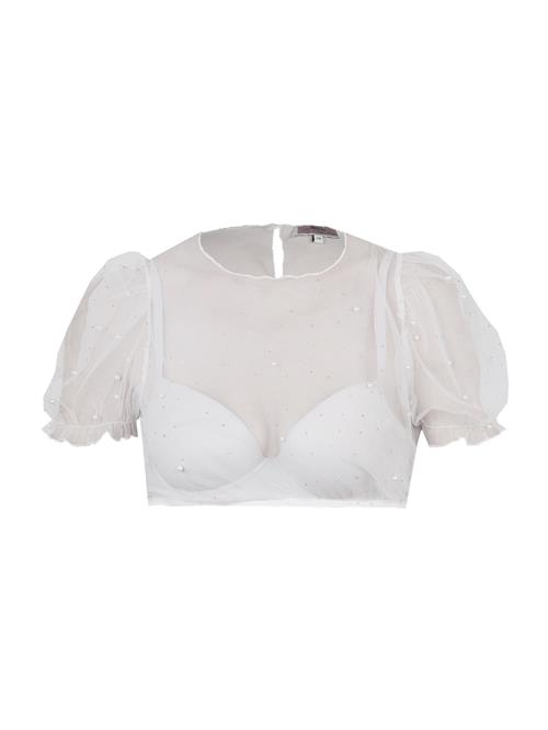MARJO Dirdnl-bluse 'Geldersheim'  hvid